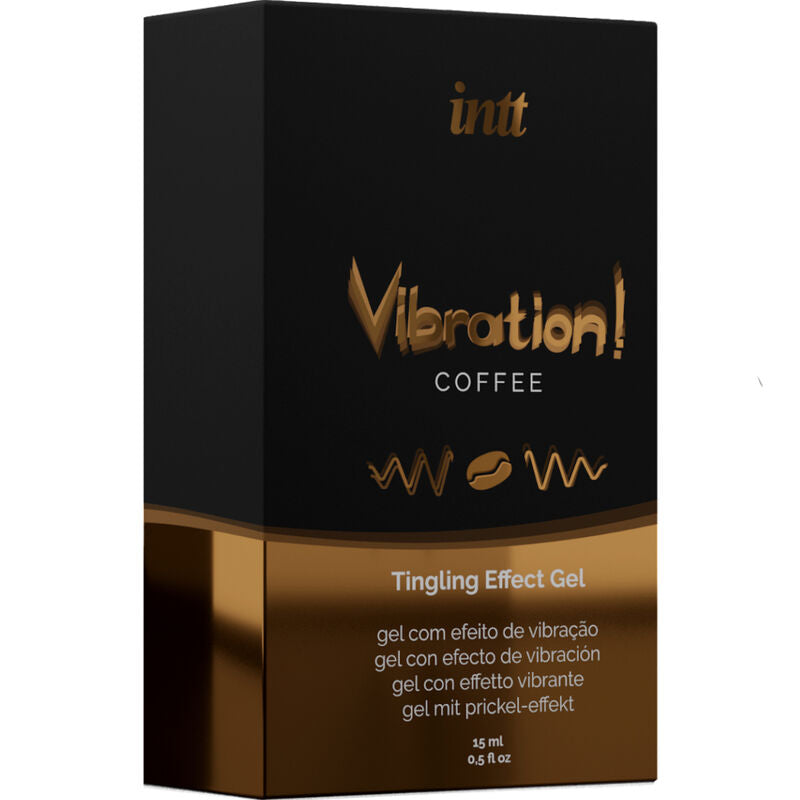INTT - POTENTE GEL LIQUIDO VIBRADOR INTIMO ESTIMULANTE CAFE 15ML