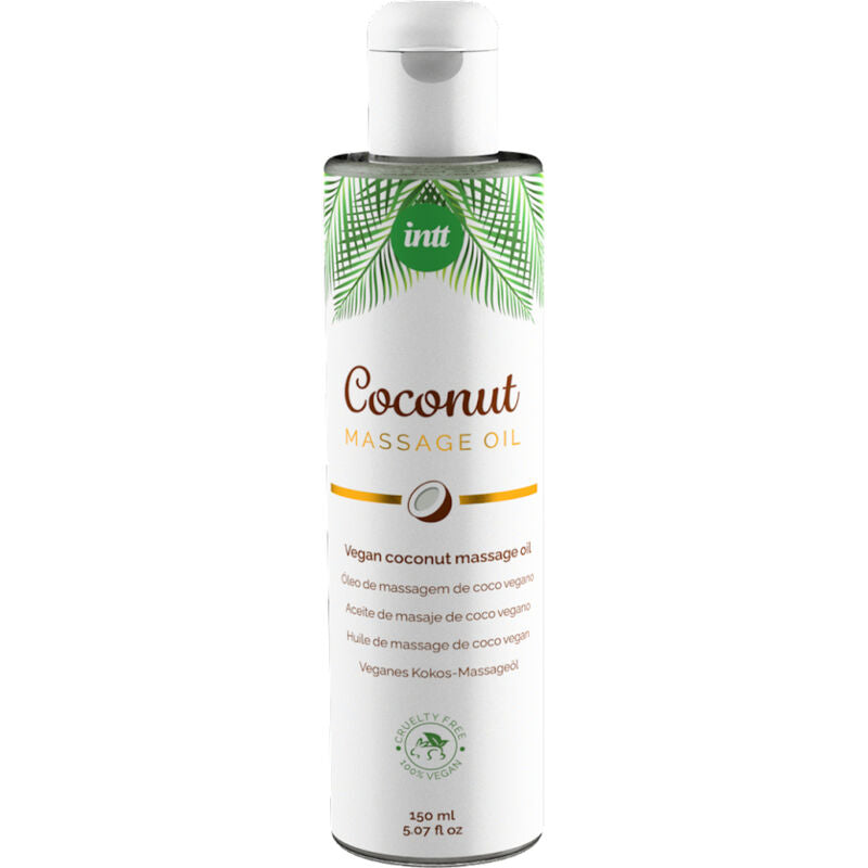 INTT - ACEITE DE MASAJE VEGANO DULCE CON RELAJANTE SABOR A COCO