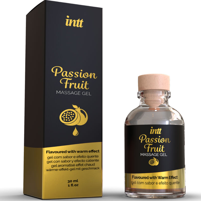 MASAJE INTT Y SEXO ORAL - GEL DE MASAJE CON SABOR A MARACUYÁ Y EFECTO CALOR