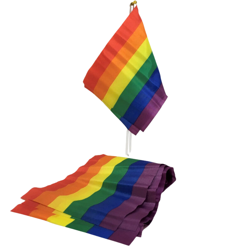 ORGULLO - BANDERA LGBT BANDERILLA PEQUEÑA