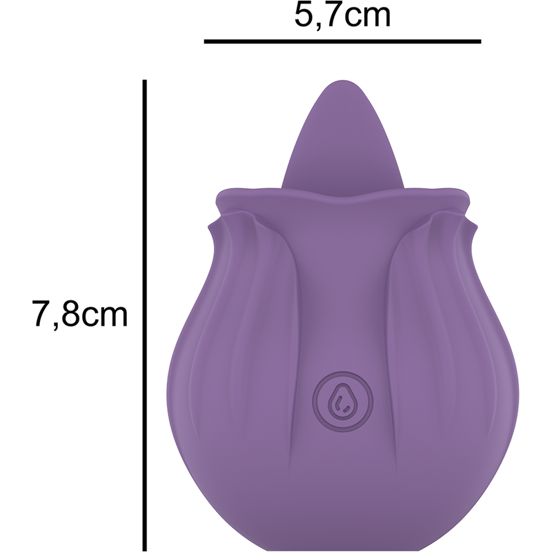 ESTIMULADOR DE CLITORIS VIOLETA 10 VIBRACIONES LILS
