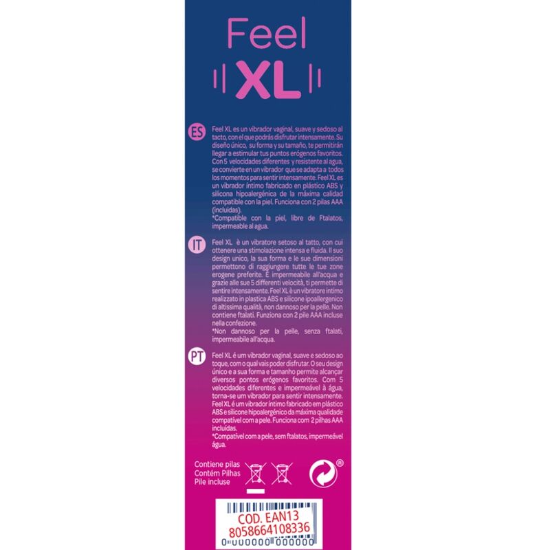 BALA VIBRADORA FEEL XL