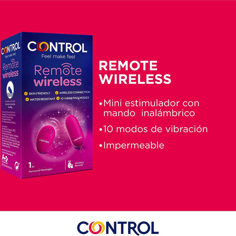 CONTROL - CONTROL REMOTO INALÁMBRICO DE MASAJEADOR PERSONAL
