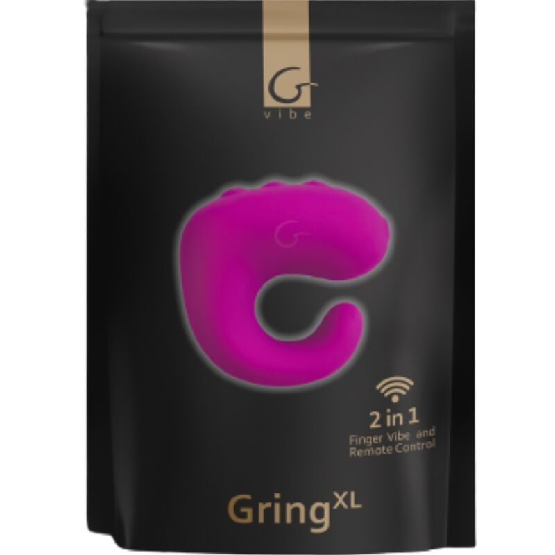 G-VIBE - FUN TOYS GRING XL ANILLO VIBRADOR DULCE FRAMBUESA