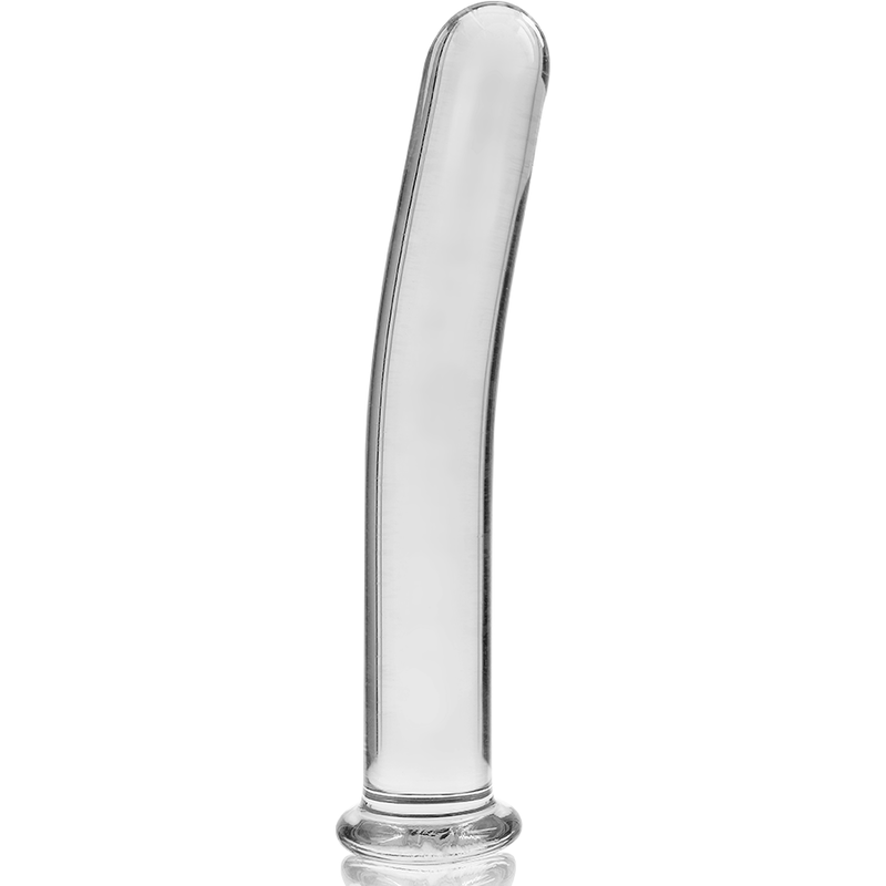 NEBULA SERIES BY IBIZA - MODEL 9 PINK BOROSILICATE GLASS DILDO 15.5 CM -O- 2.5 CM