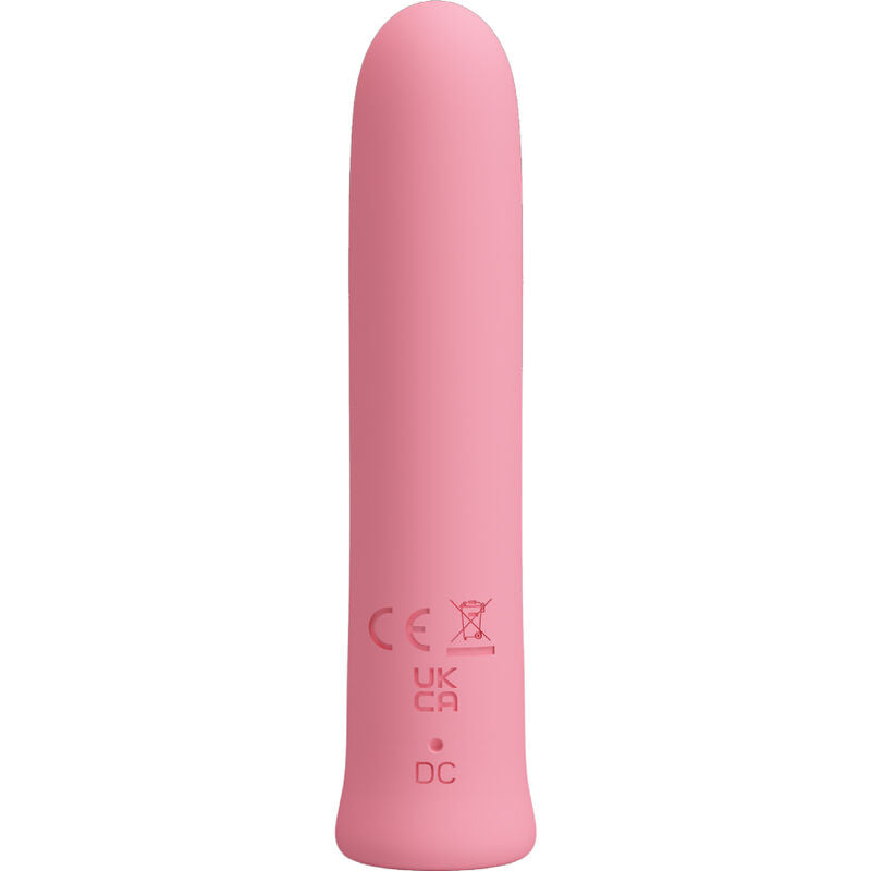 VIBRADOR CURTIS MINI SUPER POWER 12 VIBRAÕES DE SILICONE ROSA