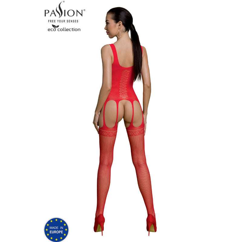 PASIÓN - COLECCIÓN ECO BODYSTOCKING ECO BS007 ROJO