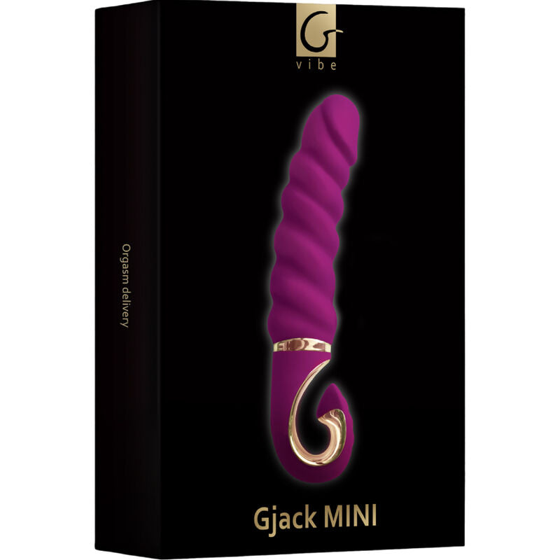 G-VIBE - GJACK MINI VIBRADOR DE SILICONA PÚRPURA