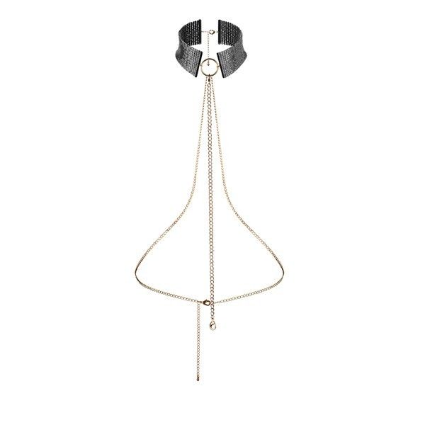 JOYERÍA - DISEÑO METÁLICO COLLAR METALIZADO NEGRO