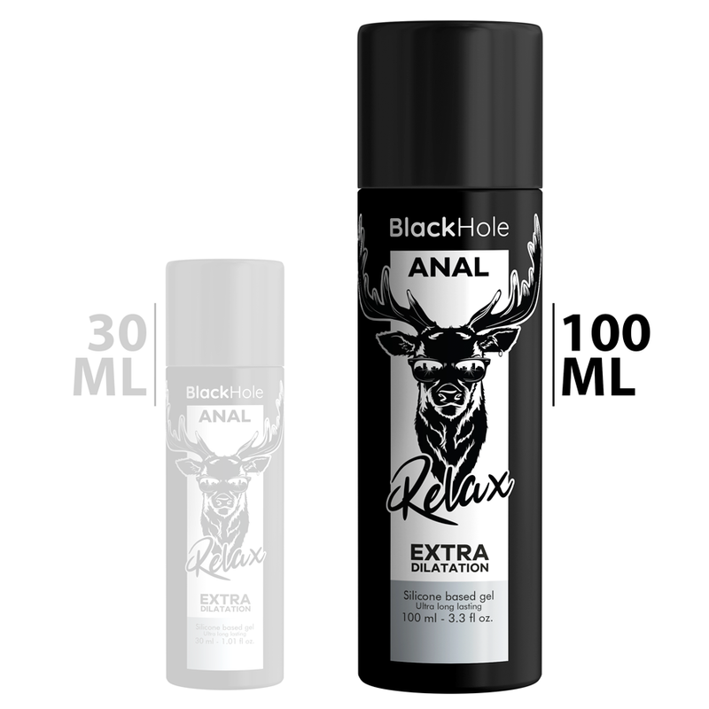 BLACK HOLE - GEL DILATADOR ANAL A BASE DE SILICONA 100 ML