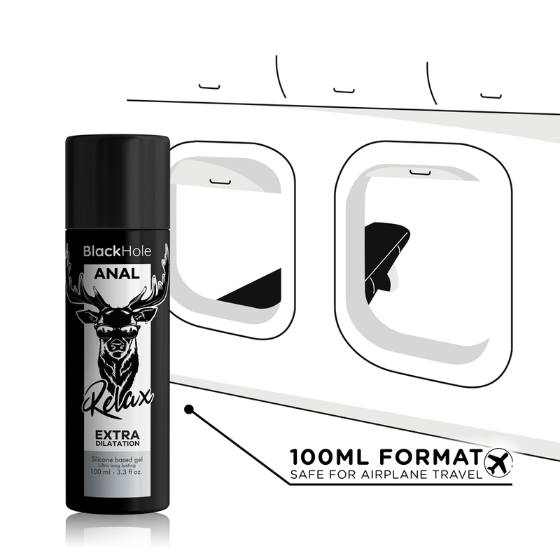 BLACK HOLE - GEL DILATADOR ANAL A BASE DE SILICONA 100 ML