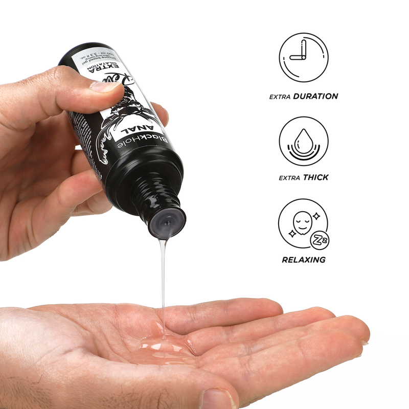 BLACK HOLE - GEL DILATADOR ANAL A BASE DE SILICONA 100 ML