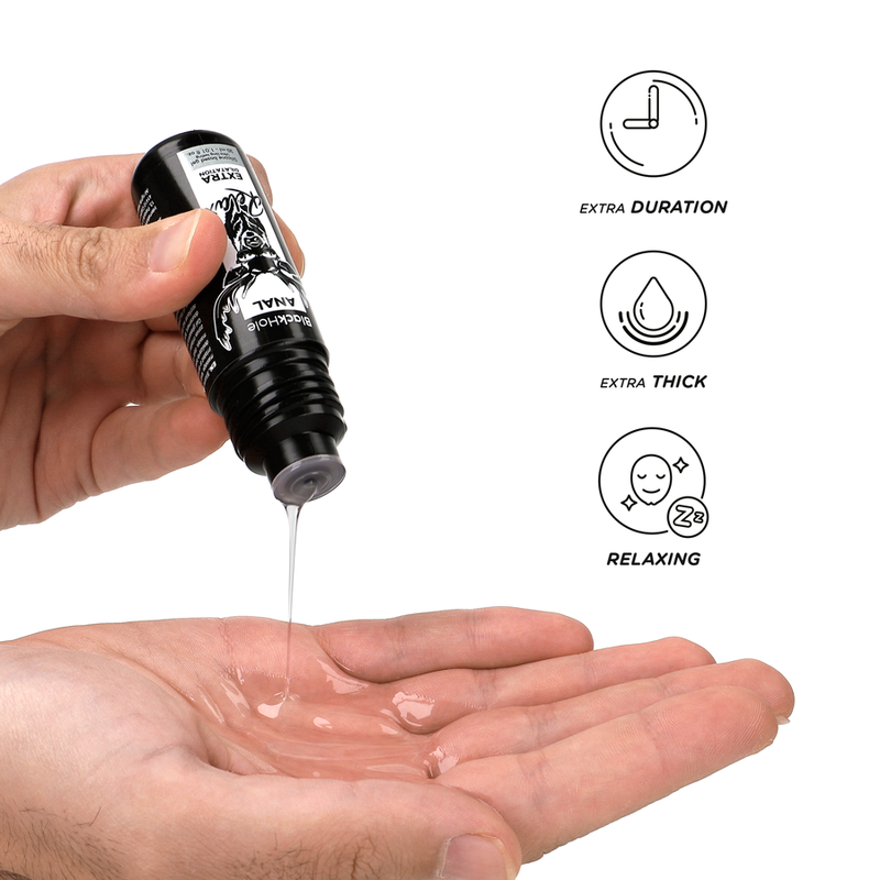 BLACK HOLE - GEL DILATADOR ANAL A BASE DE SILICONA 30 ML