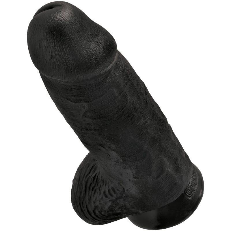 KING COCK - PENE GORDO REALISTA 23 CM NEGRO