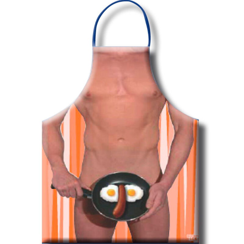 DIABLO PICANTE - HOMBRE DELANTAL CON HUEVO FRITO