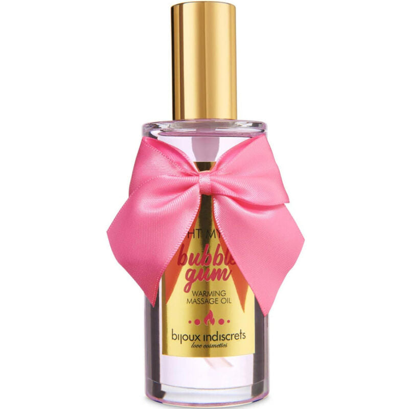 BIJOUX - KIT DE JUEGO BUBBLEGUM INDISCRETS CON ACEITE EN GEL Y BRILLO DE LABIOS