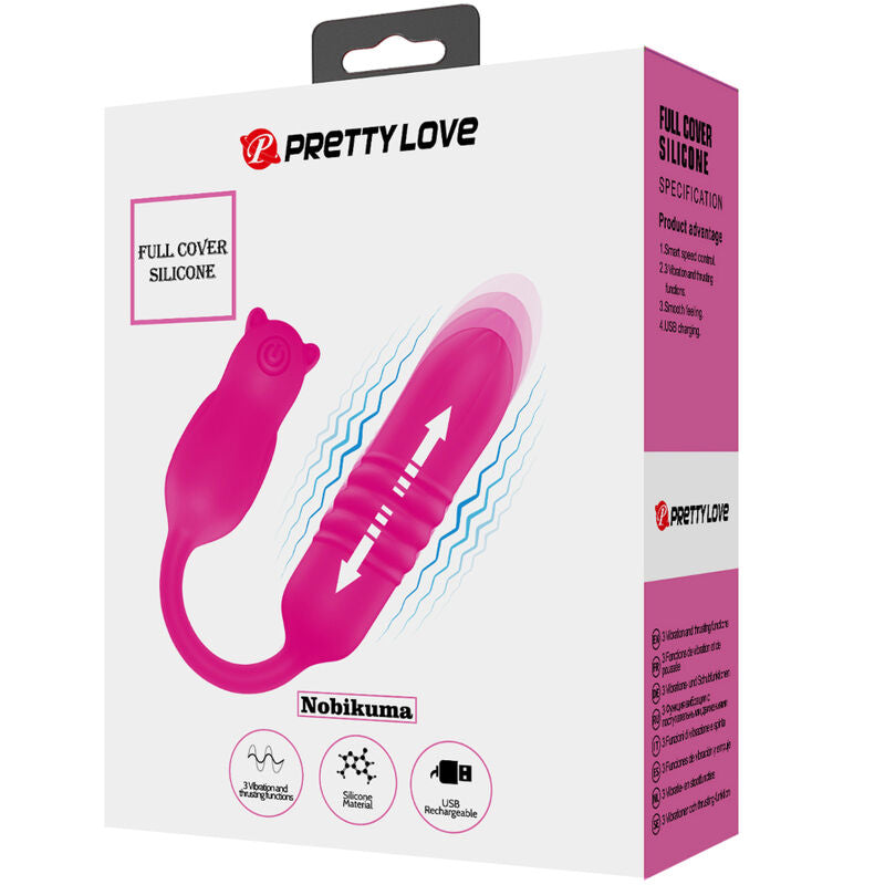 NOBIKUMA BALA VIBRANTE DE SILICONE ROSA