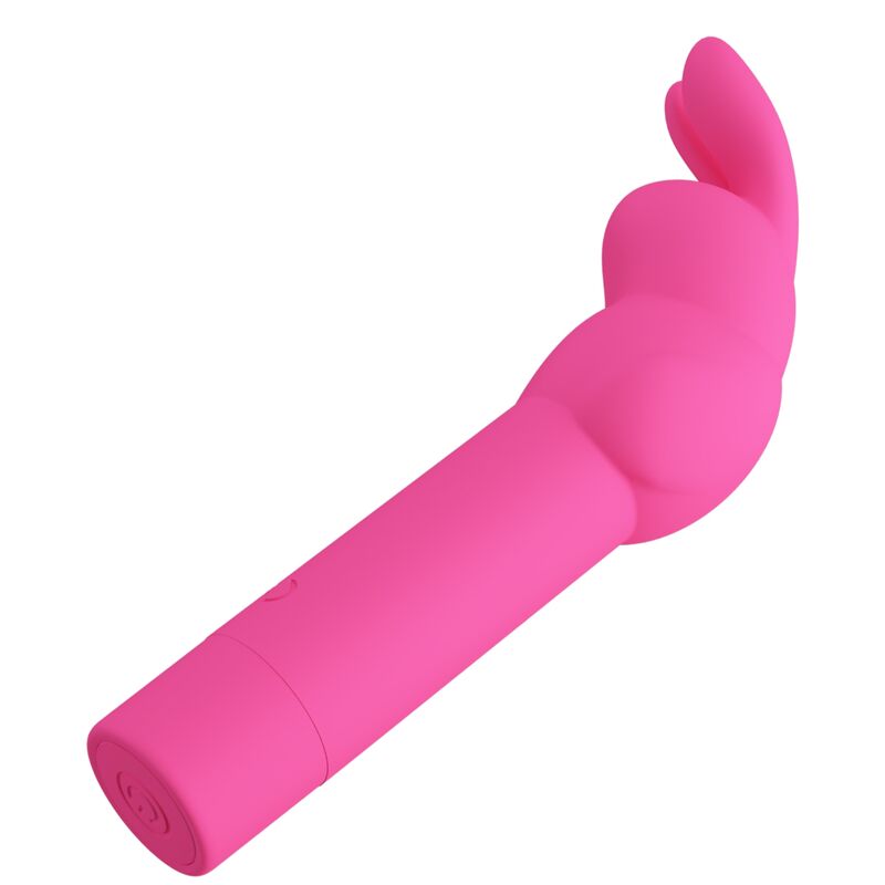 VIBRADOR DE SILICONA CONEJO FUSCIA GERARDO