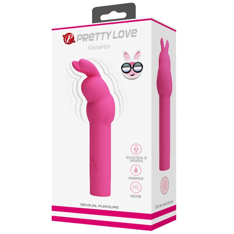 VIBRADOR DE SILICONE GERARDO FUSCHIA COELHO