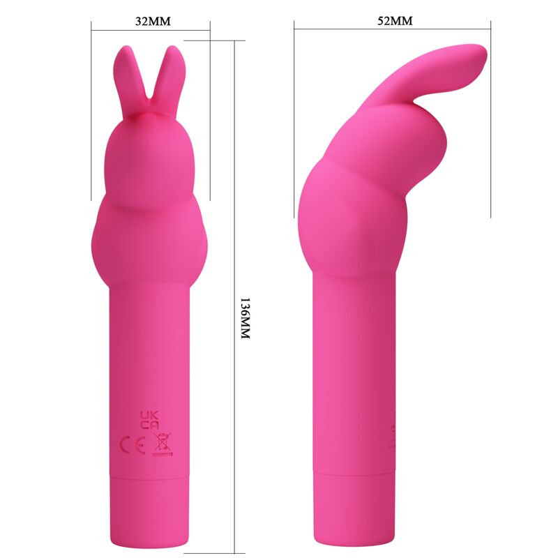 VIBRADOR DE SILICONE GERARDO FUSCHIA COELHO