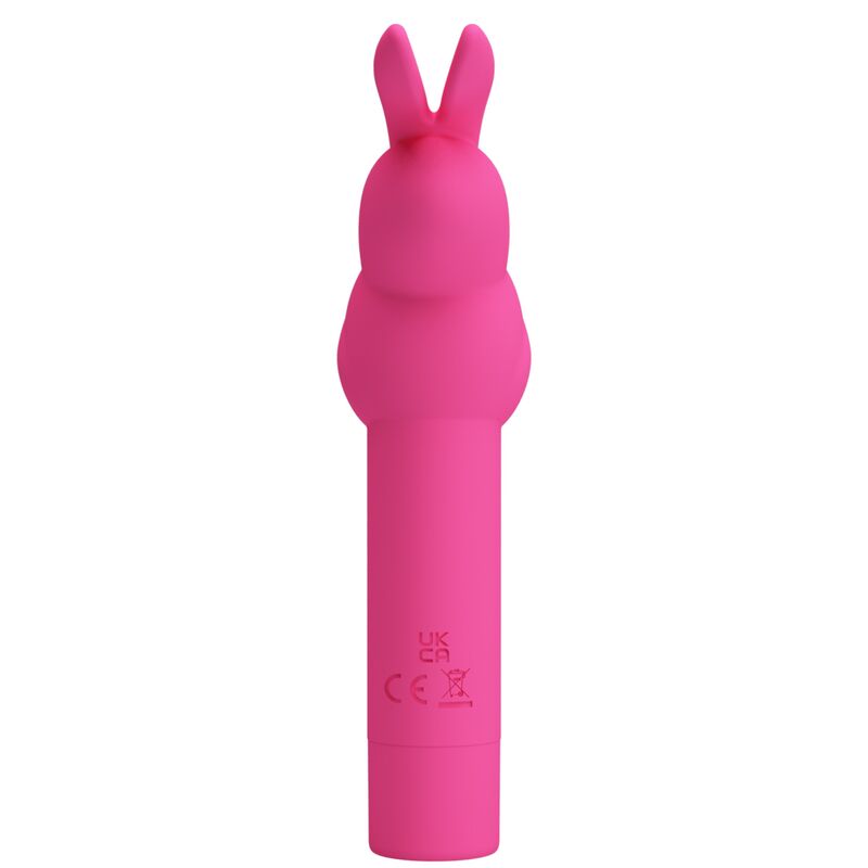VIBRADOR DE SILICONA CONEJO FUSCIA GERARDO