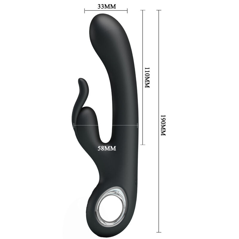 PRETTY LOVE - VIBRADOR DE CLÍTORIS Y ESTIMULADOR DEL PUNTO G CARINA