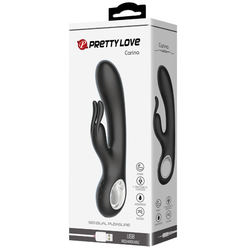 PRETTY LOVE - VIBRADOR DE CLÍTORIS Y ESTIMULADOR DEL PUNTO G CARINA