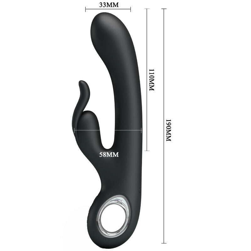 PRETTY LOVE - VIBRADOR DE CLÍTORIS Y ESTIMULADOR DEL PUNTO G CARINA