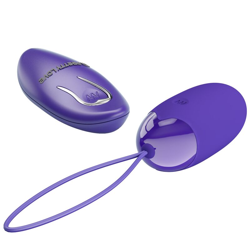 PRETTY LOVE - HUEVO VIBRADOR BERGER YOUTH CON CONTROL REMOTO VIOLETA