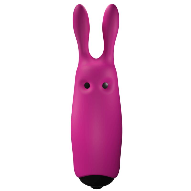 VIBRADOR DE COELHO ROSA DE BOLSO LASTIC