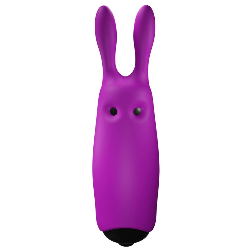 VIBRADOR DE CONEJO VIOLETA DE BOLSILLO DE LÁSTICO