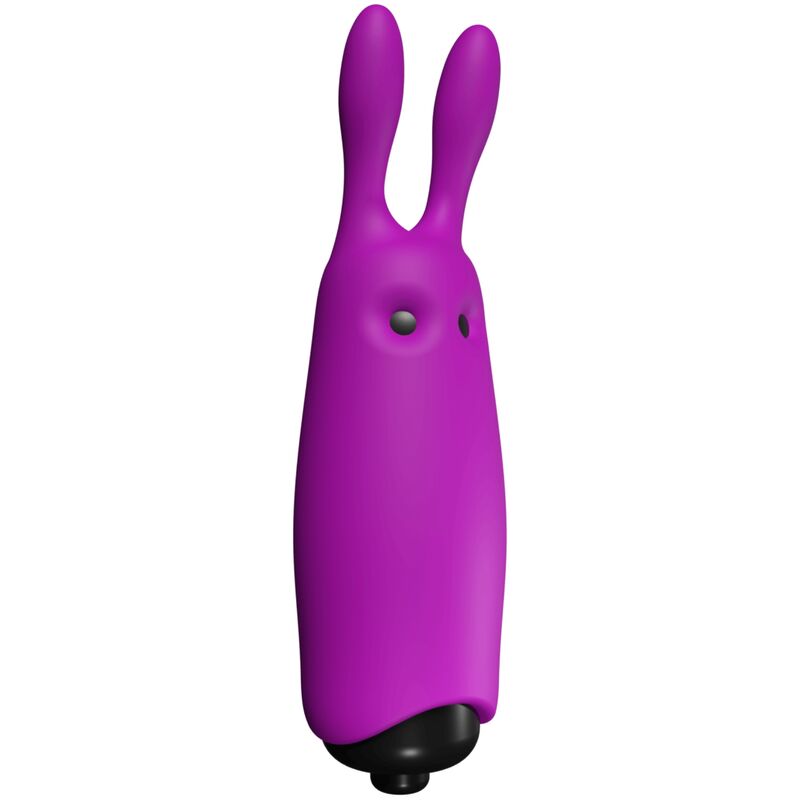 VIBRADOR DE CONEJO VIOLETA DE BOLSILLO DE LÁSTICO