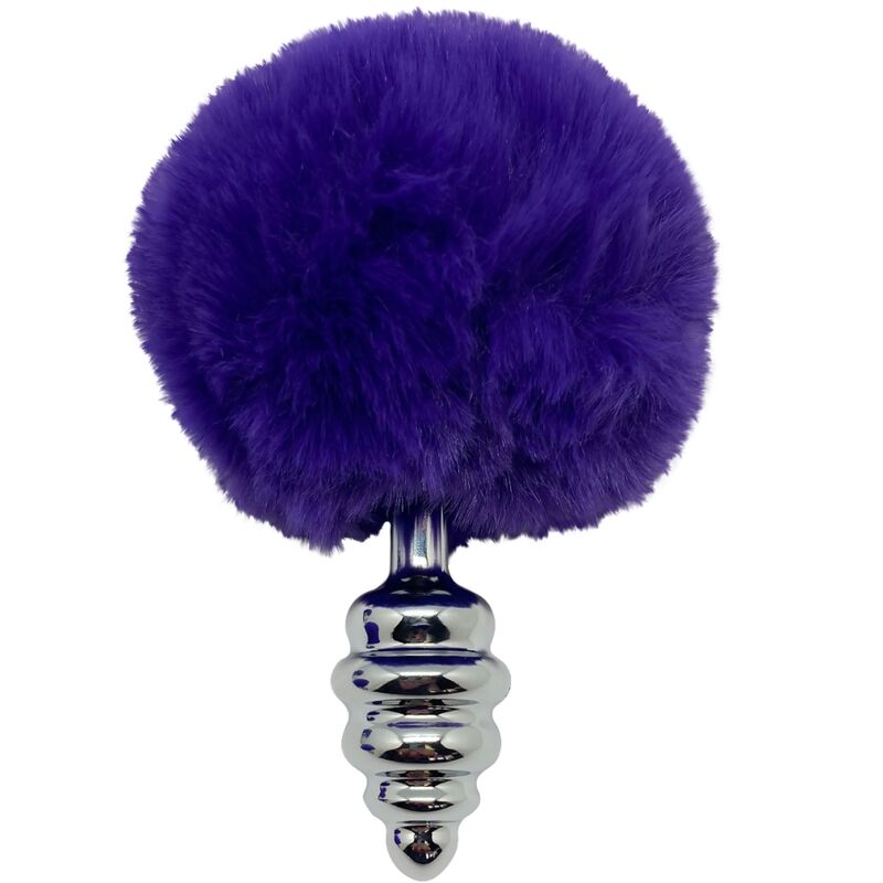 ALIVE - DARK VIOLET METAL SPIRAL ANAL PLEASURE PLUG SIZE S