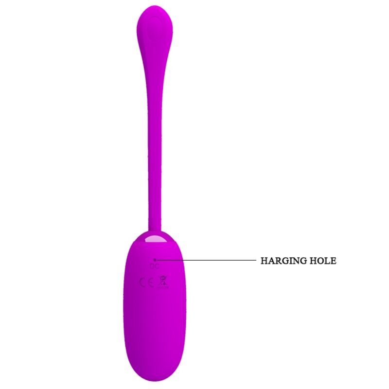 PRETTY LOVE - HUEVO VIBRADOR RECARGABLE IMPERMEABLE JULIUS PURPLE