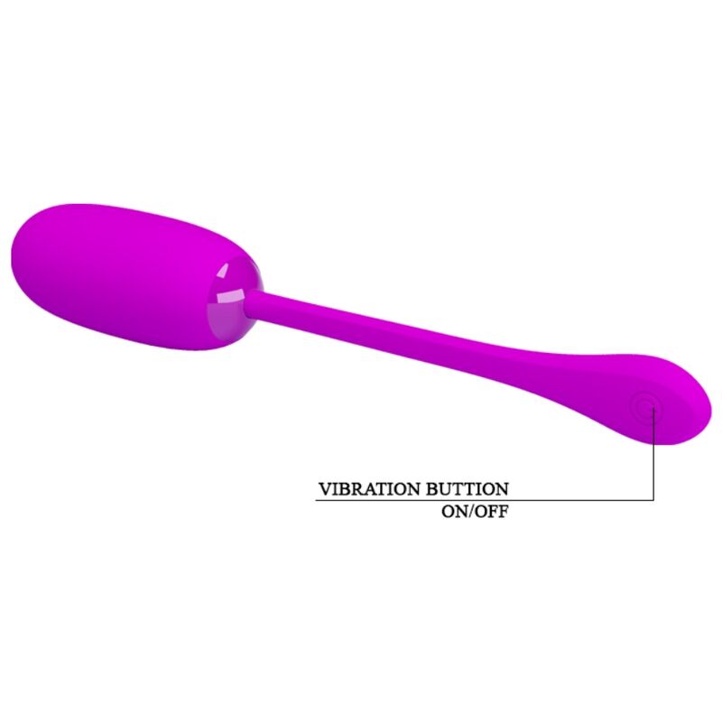 PRETTY LOVE - HUEVO VIBRADOR RECARGABLE IMPERMEABLE JULIUS PURPLE