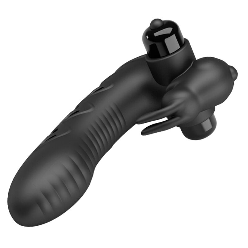 PRETTY LOVE - VANCE BLACK RABBIT FINGER VIBRATOR COVER