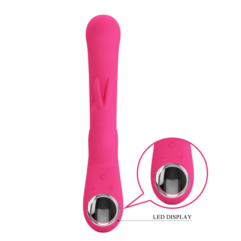 PRETTY LOVE - VIBRADOR CONEJO LAMAR Y PUNTO G ROSA