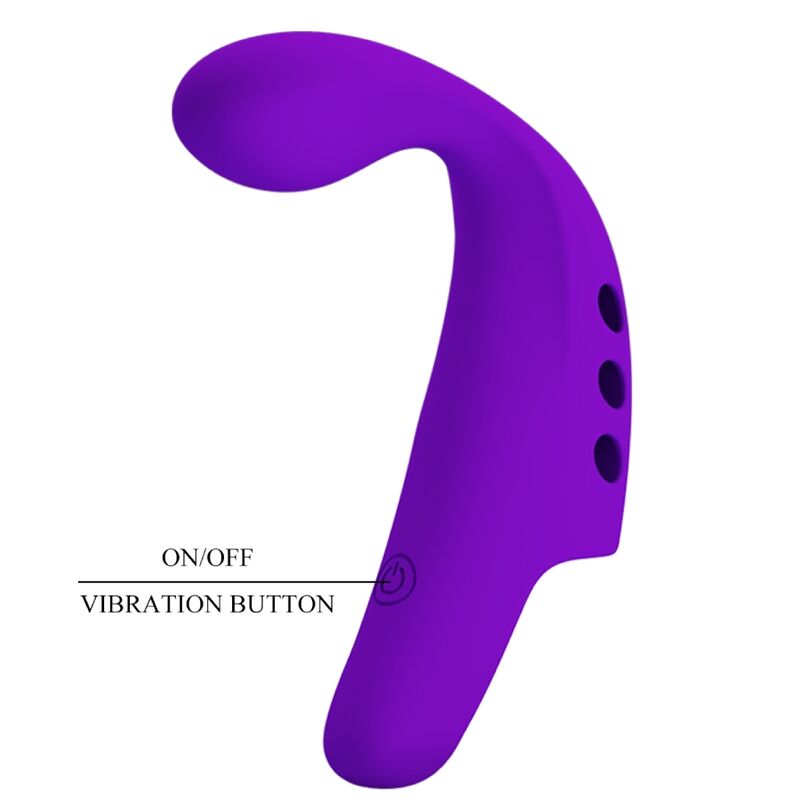 VIBRADOR DE DEDO RECARREGVEL GORGON ROXO