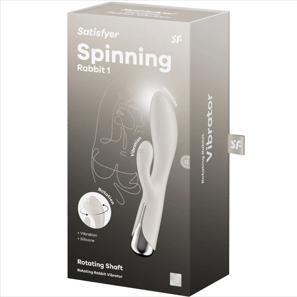 SATISFYER - ROTARY RABBIT 1 ESTIMULACIÓN DEL CLÍTORIS Y PUNTO G ROJO