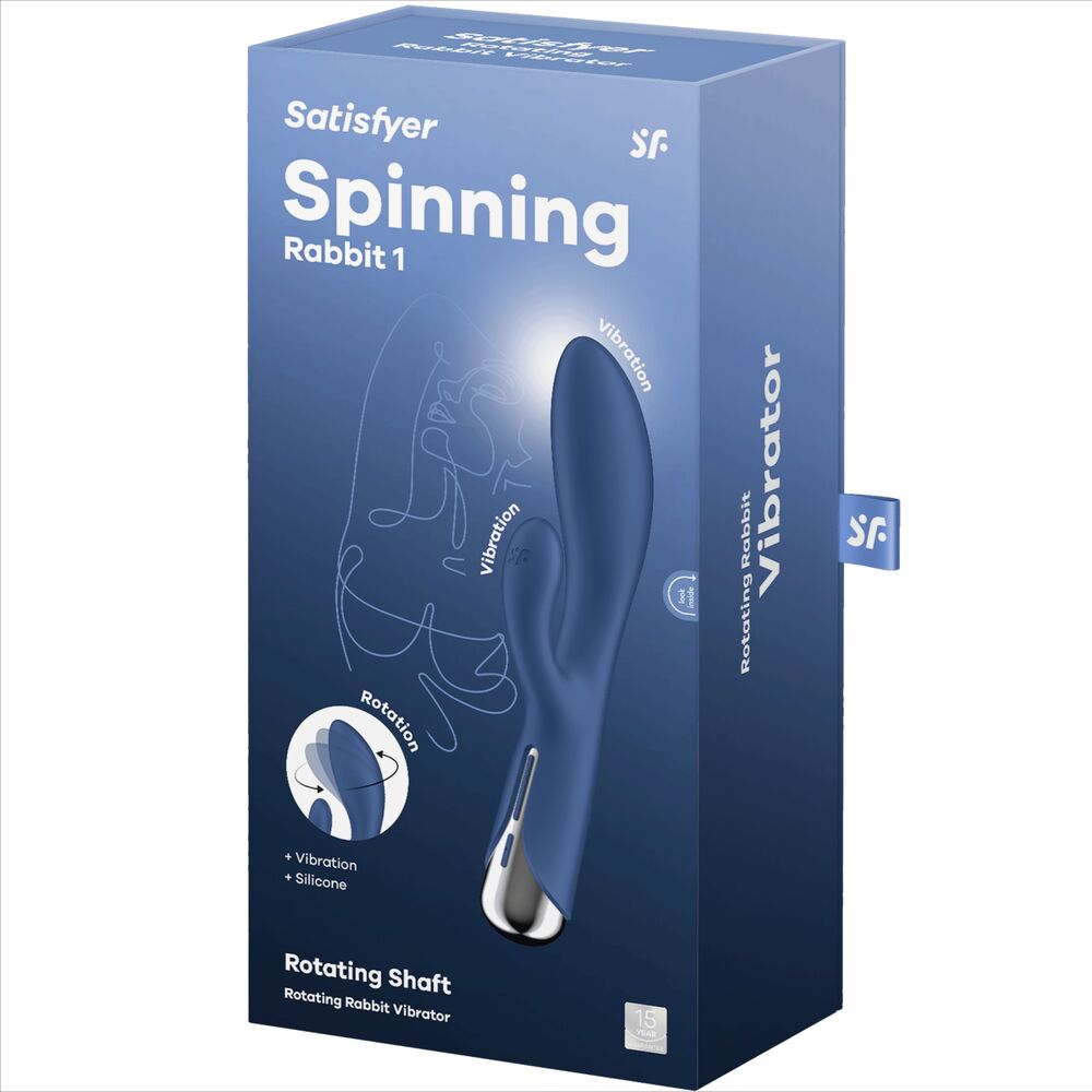 SATISFYER - ROTARY RABBIT 1 ESTIMULACIÓN DEL CLÍTORIS Y PUNTO G ROJO