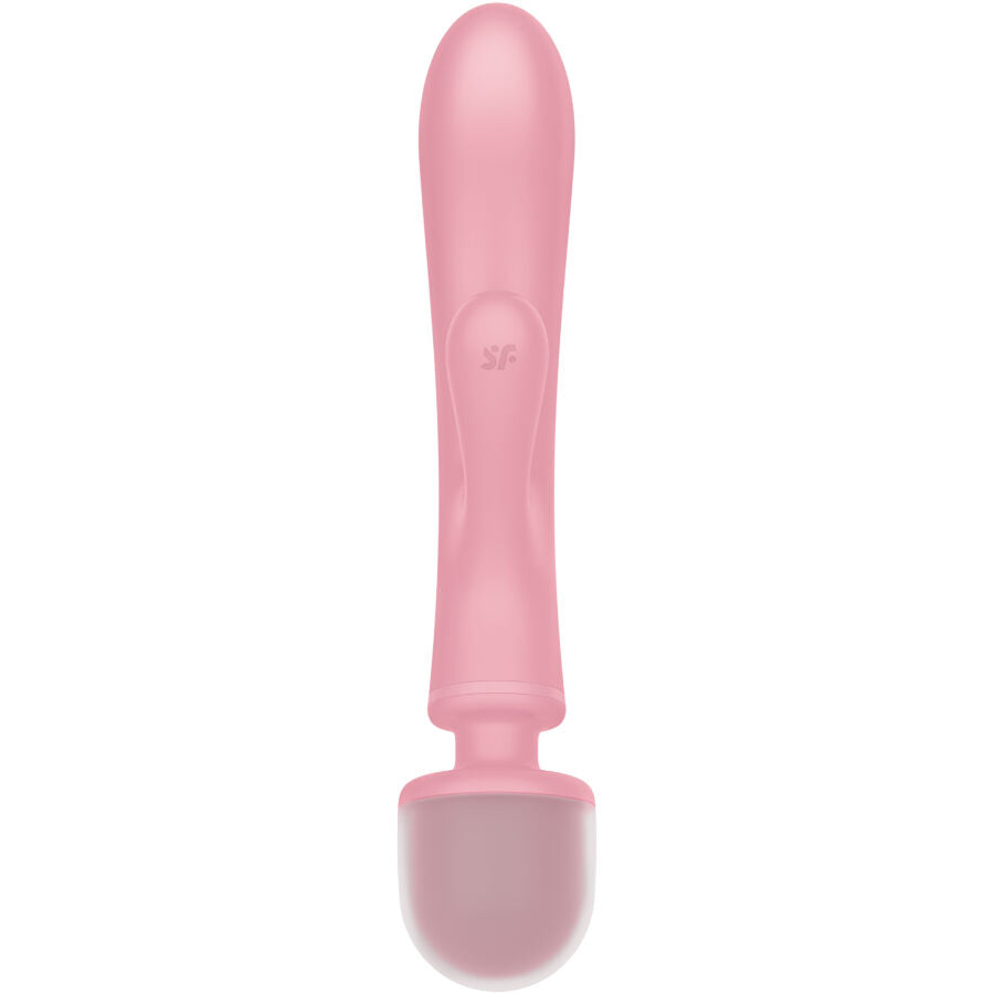 SATISFYER - TRIPLE LOVER RABBIT VIBRADOR MASAJEADOR ROSA
