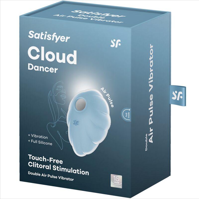 SATISFYER - VIBRADOR DE AIRE PULSO ROJO CLOUD DANCER