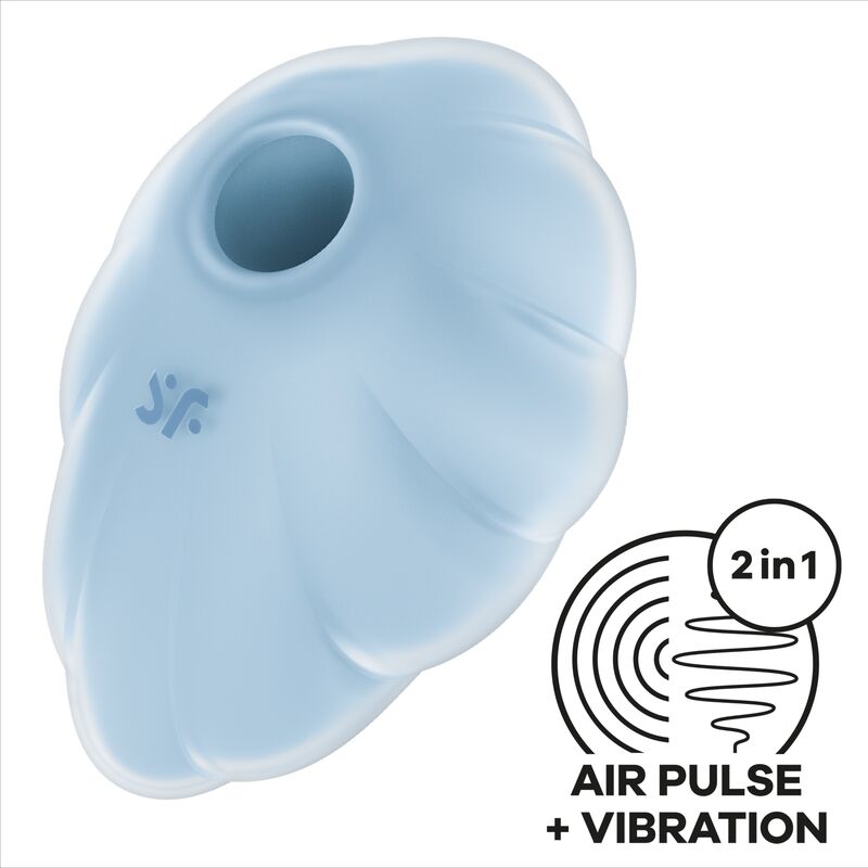 SATISFYER - VIBRADOR DE AIRE PULSO ROJO CLOUD DANCER
