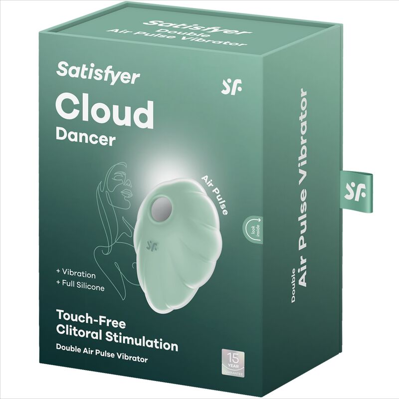 SATISFYER - VIBRADOR DE AIRE PULSO ROJO CLOUD DANCER