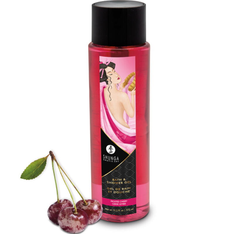 SHUNGA - GEL DE BAÑO Y DUCHA CEREZA HELADA 370 ML