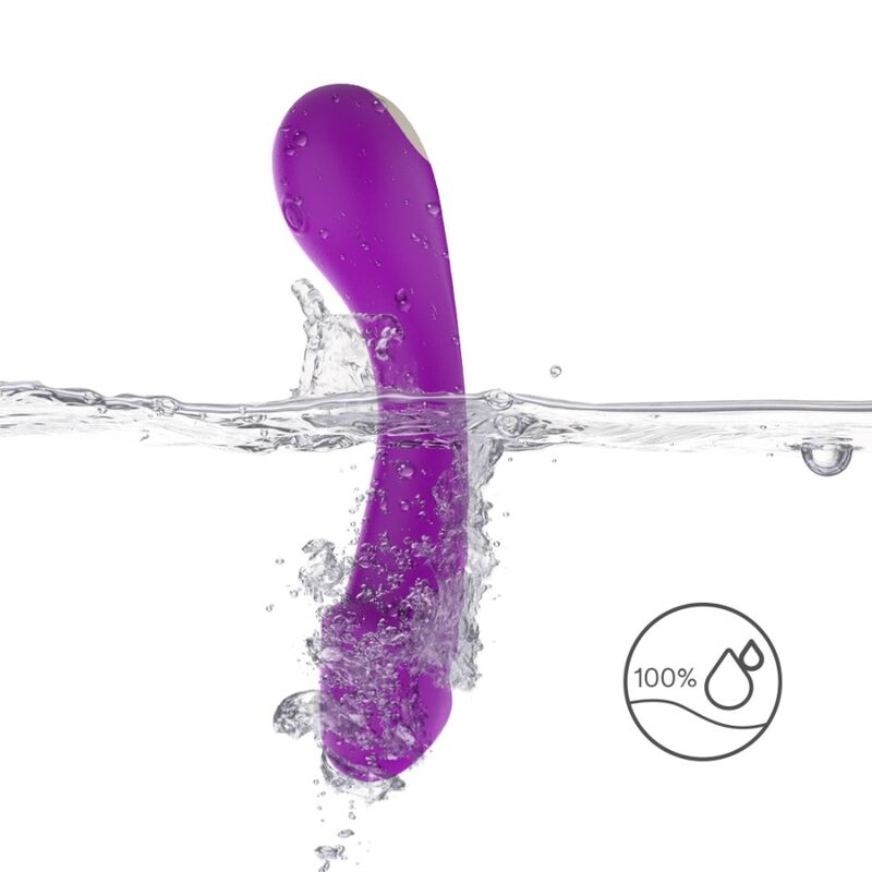 ARMONY - DILDO VIBRADOR DE SILICONA PÚRPURA PARA EL PUNTO G