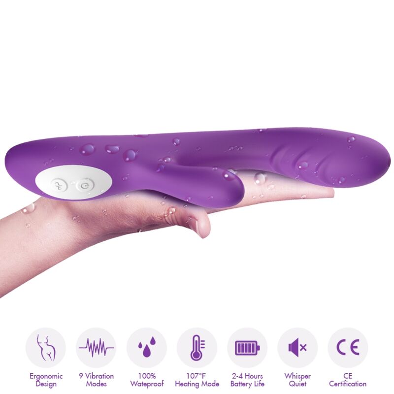ARMONY - VIBRADOR EFECTO CALOR PURPLE SPARK