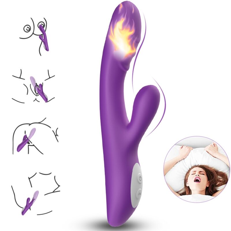 ARMONY - VIBRADOR EFECTO CALOR PURPLE SPARK