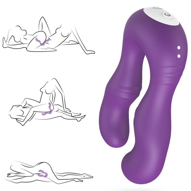ARMONY - SERAPH VIBRADOR CONTROL REMOTO DUAL MORADO