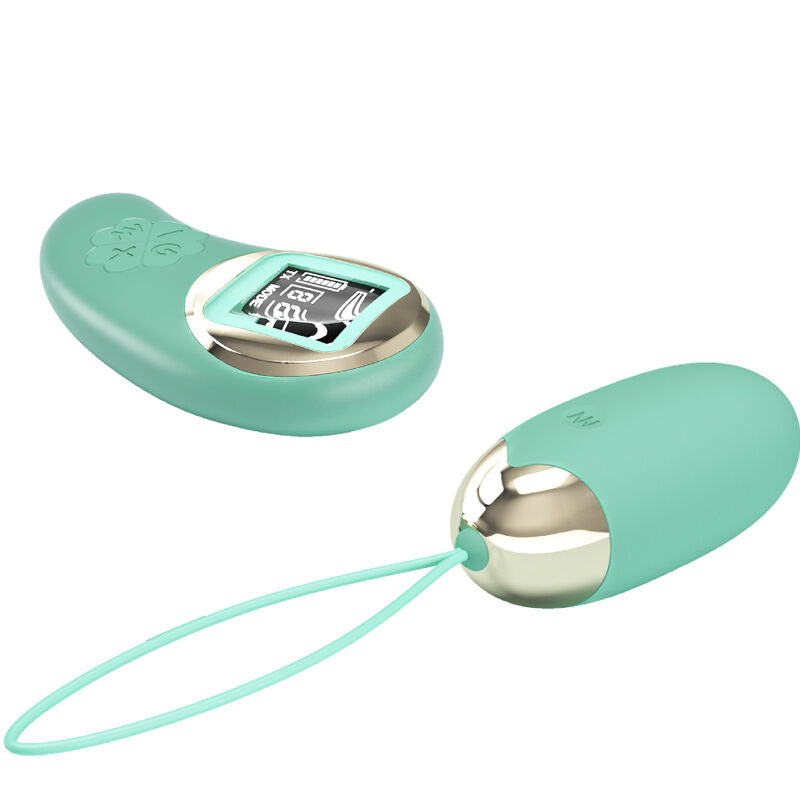 PRETTY LOVE - HUEVO VIBRADOR DE CONTROL REMOTO VERDE MINA